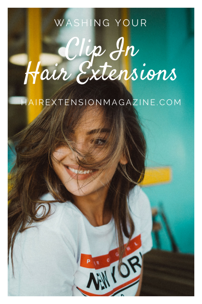 Pin it Washing Your Clip In Hair Extensions