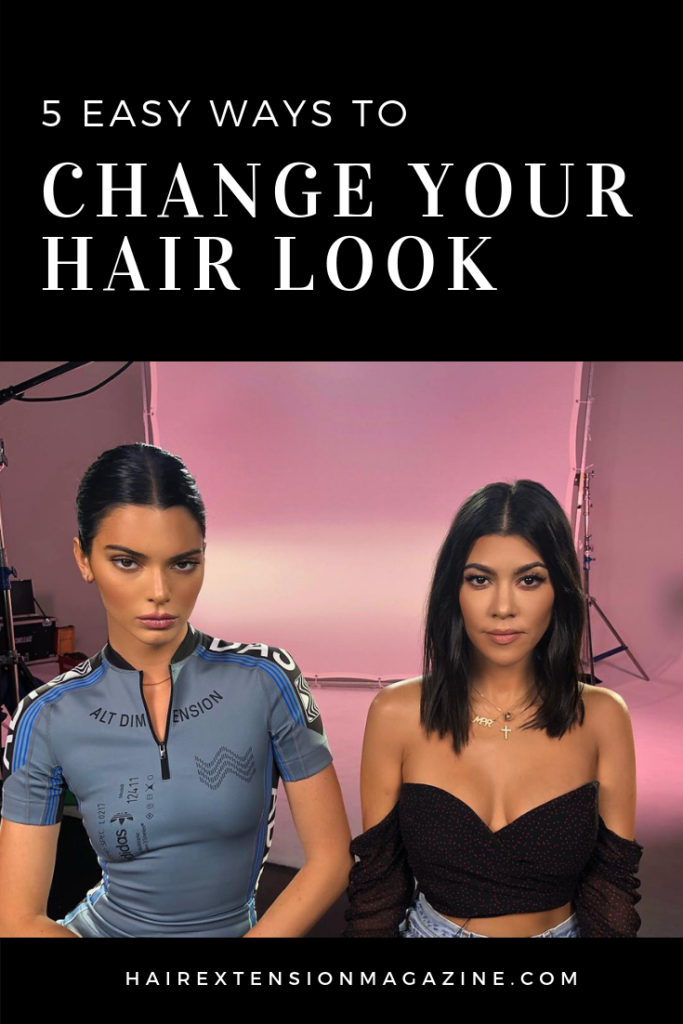 Pin it 5 way to change hair look