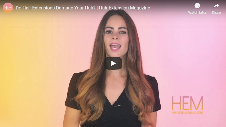 do clip hair extensions damage